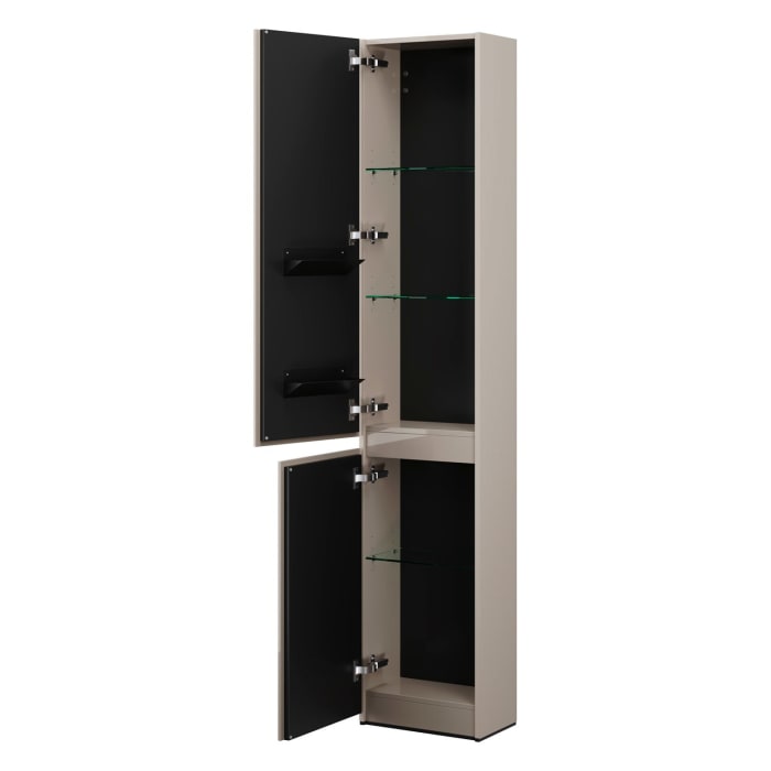 burgbad Lin20 Hochschrank 40 x 34,5 cm, mit 2 Türen, links