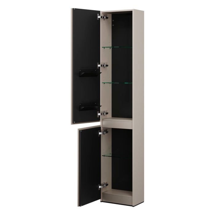 burgbad Lin20 Hochschrank 40 x 34,5 cm, mit 2 Türen, links