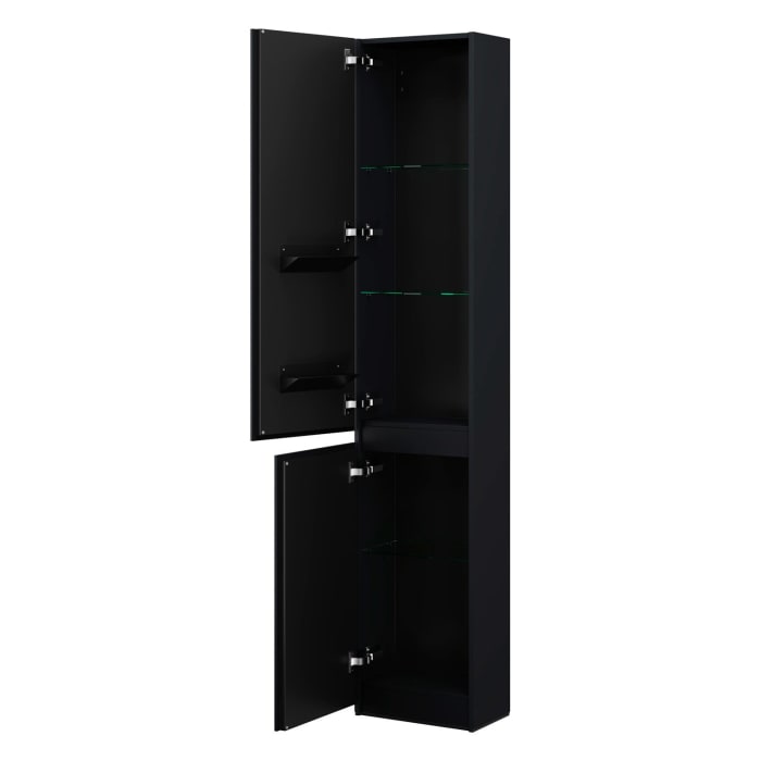 burgbad Lin20 Hochschrank 40 x 34,5 cm, mit 2 Türen, links