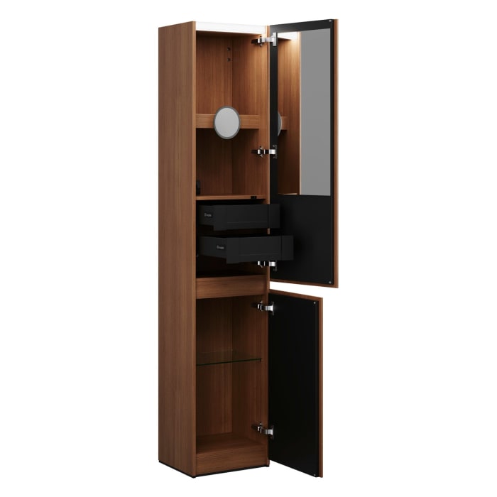 burgbad Lin20 Hochschrank 40 x 34,5 cm, mit 2 Türen, rechts