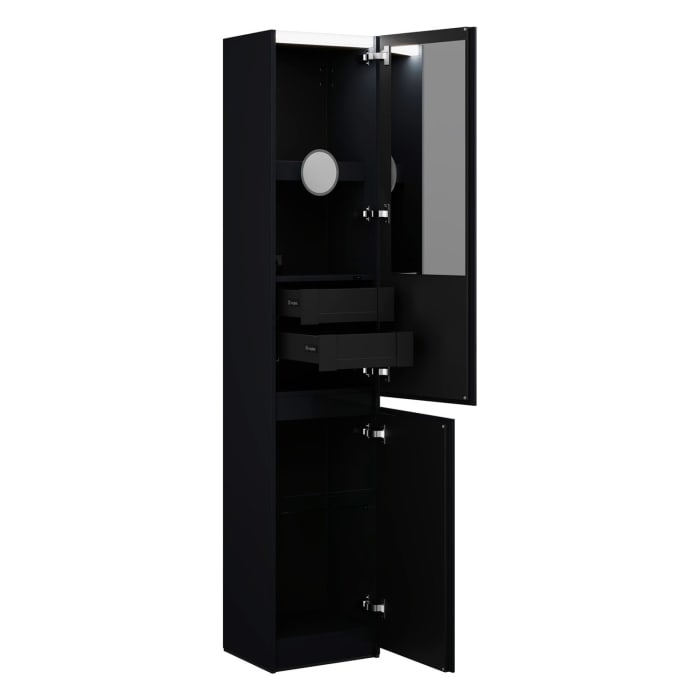 burgbad Lin20 Hochschrank 40 x 34,5 cm, mit 2 Türen, rechts