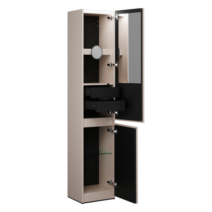 burgbad Lin20 Hochschrank 40 x 34,5 cm, mit 2 Türen, rechts