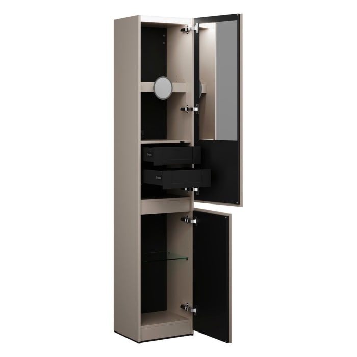 burgbad Lin20 Hochschrank 40 x 34,5 cm, mit 2 Türen, rechts