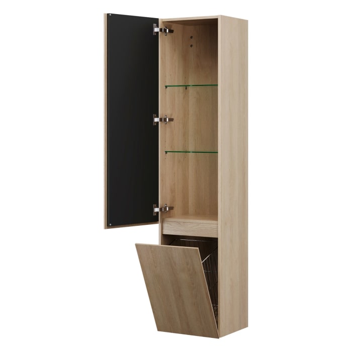 burgbad Lin20 Hochschrank 40 x 34,5 cm, mit 1 Tür, links