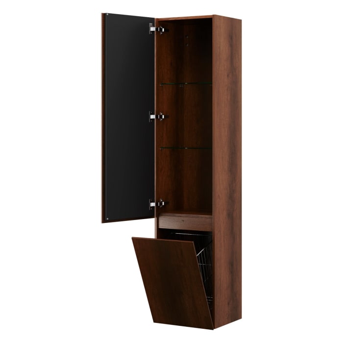 burgbad Lin20 Hochschrank 40 x 34,5 cm, mit 1 Tür, links