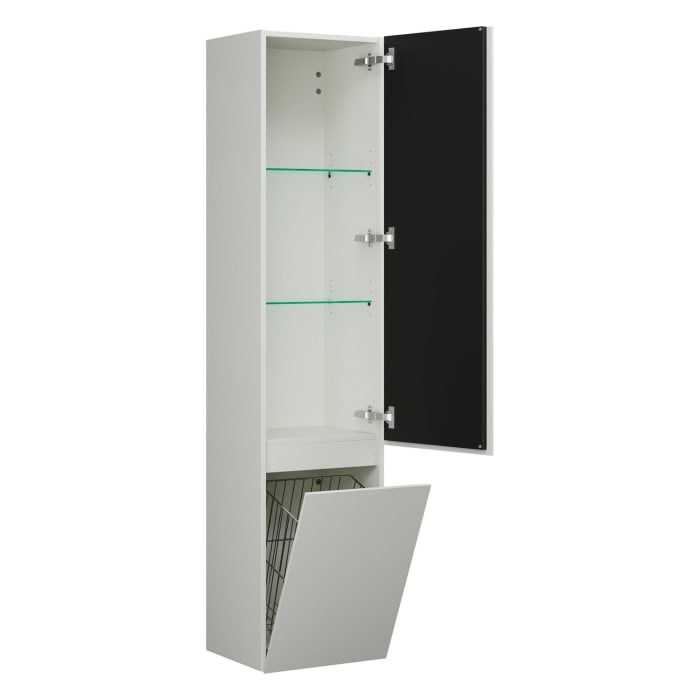 burgbad Lin20 Hochschrank 40 x 34,5 cm, mit 1 Tür, rechts