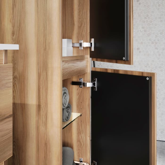 burgbad Lin20 Hochschrank 40 x 34,5 cm, mit 2 Türen, rechts