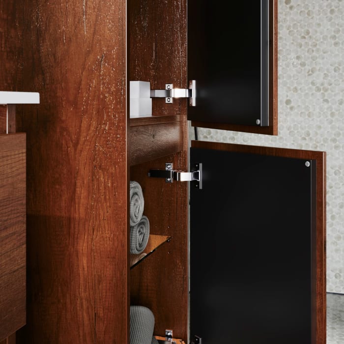 burgbad Lin20 Hochschrank 40 x 34,5 cm, mit 2 Türen, rechts