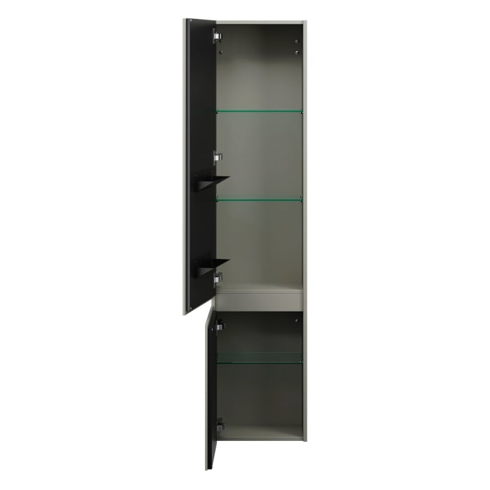 burgbad Lin20 Hochschrank 40 x 24,5 cm, mit 2 Türen, links