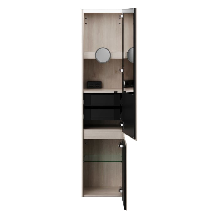 burgbad Lin20 Hochschrank 40 x 34,5 cm, mit 2 Türen, rechts