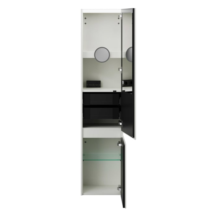 burgbad Lin20 Hochschrank 40 x 34,5 cm, mit 2 Türen, rechts