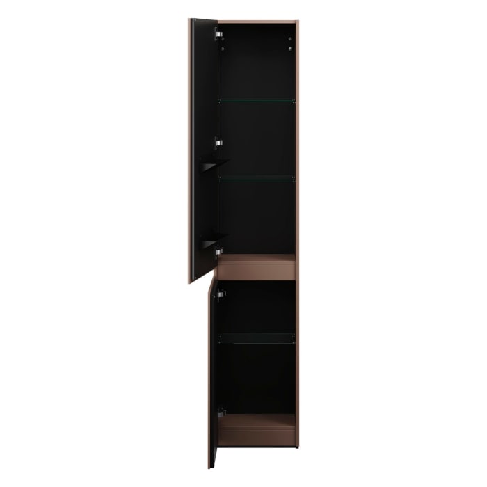 burgbad Lin20 Hochschrank 40 x 34,5 cm, mit 2 Türen, links