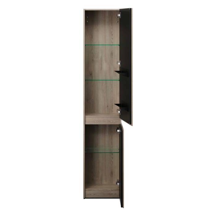 burgbad Lin20 Hochschrank 40 x 24,5 cm, mit 2 Türen, rechts