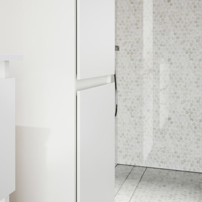 burgbad Lin20 Hochschrank 40 x 34,5 cm, mit 2 Türen, rechts