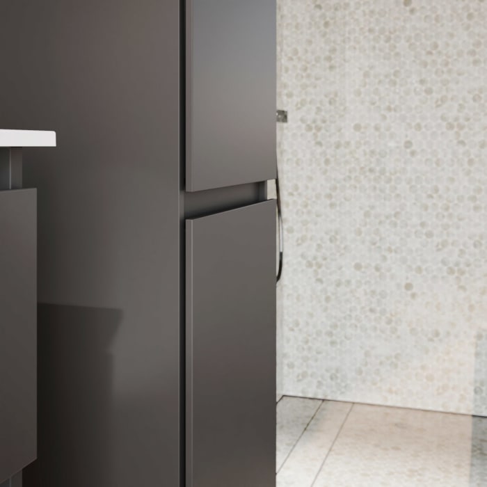 burgbad Lin20 Hochschrank 40 x 34,5 cm, mit 2 Türen, rechts