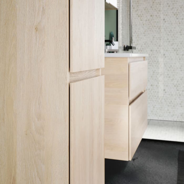 burgbad Lin20 Hochschrank 40 x 34,5 cm, mit 1 Tür, links