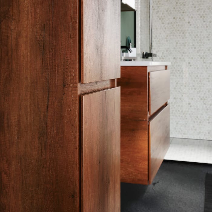 burgbad Lin20 Hochschrank 40 x 34,5 cm, mit 1 Tür, links