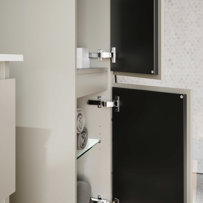 burgbad Lin20 Hochschrank 40 x 34,5 cm, mit 2 Türen, rechts