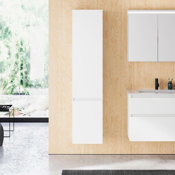 burgbad Lin20 Hochschrank 40 x 34,5 cm , mit 2 Türen, links