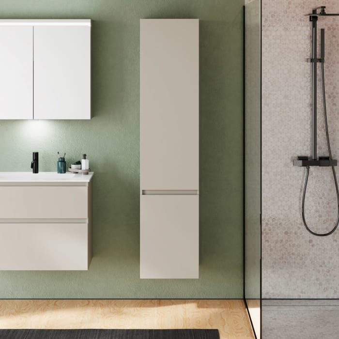 burgbad Lin20 Hochschrank 40 x 34,5 cm, mit 2 Türen, rechts