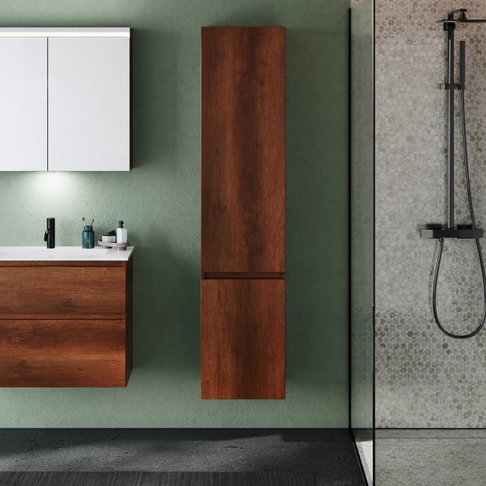 burgbad Lin20 Hochschrank 40 x 34,5 cm, mit 2 Türen, rechts