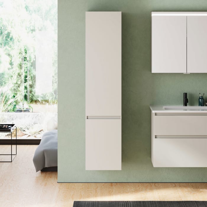 burgbad Lin20 Hochschrank 40 x 34,5 cm, mit 1 Tür, links