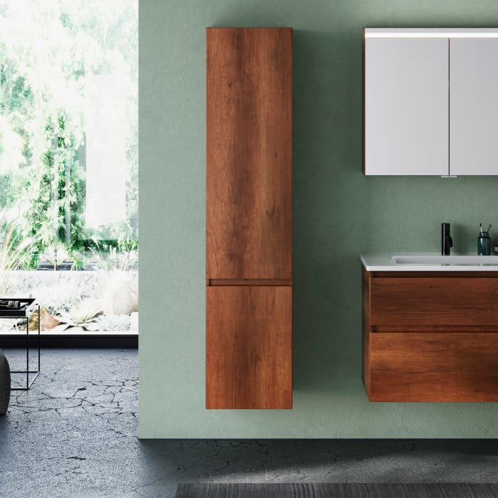 burgbad Lin20 Hochschrank 40 x 34,5 cm, mit 1 Tür, links