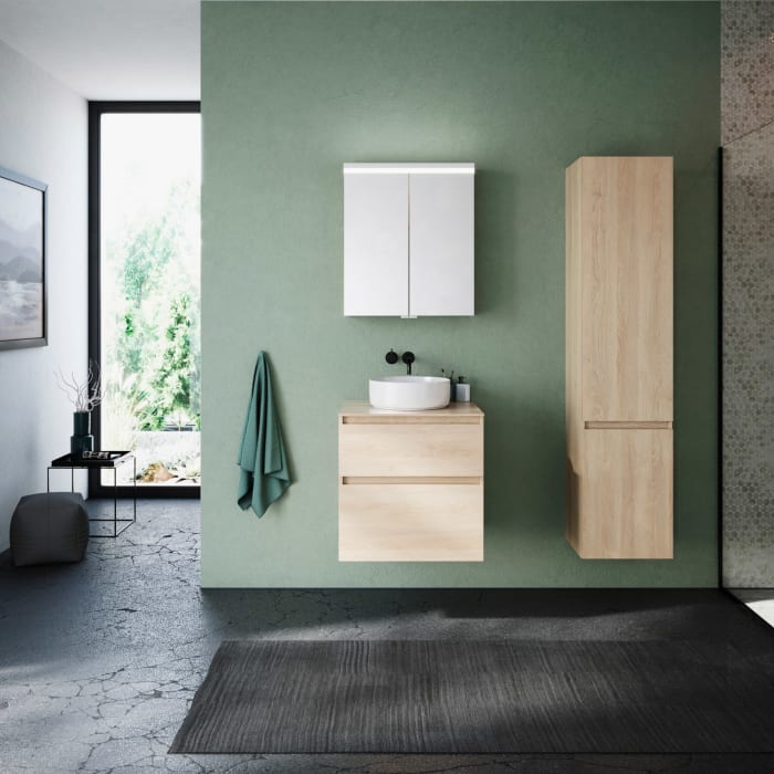 burgbad Lin20 Hochschrank 40 x 34,5 cm, mit 1 Tür, rechts