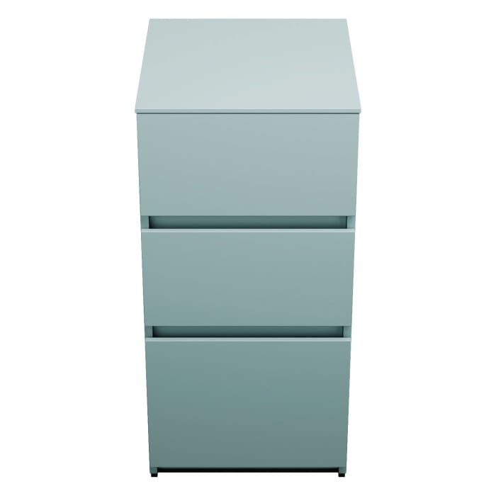 burgbad Lin20 Unterschrank 40 cm, 1 Auszug, 2 Schubladen