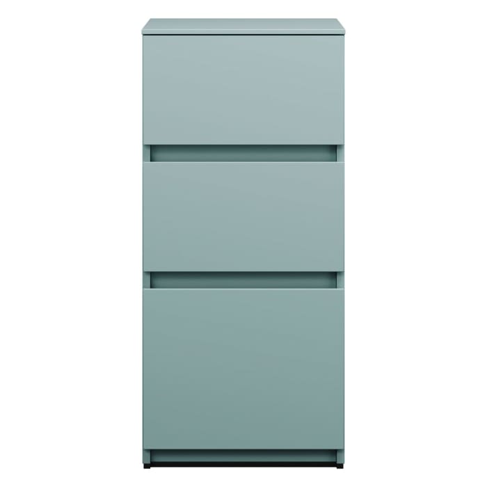 burgbad Lin20 Unterschrank 40 cm, 1 Auszug, 2 Schubladen