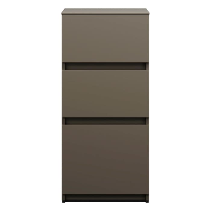 burgbad Lin20 Unterschrank 40 cm, 1 Auszug, 2 Schubladen