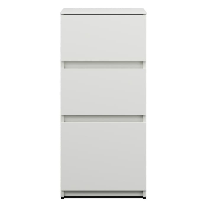 burgbad Lin20 Unterschrank 40 cm, 1 Auszug, 2 Schubladen