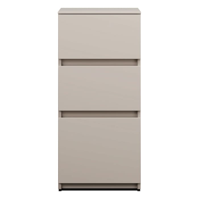 burgbad Lin20 Unterschrank 40 cm, 1 Auszug, 2 Schubladen