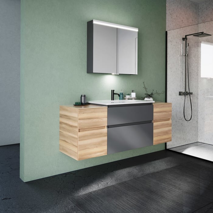 burgbad Lin20 Unterschrank 40 cm, 1 Auszug, 1 Schublade