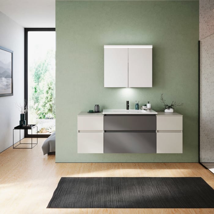 burgbad Lin20 Unterschrank 40 cm, 1 Auszug, 1 Schublade