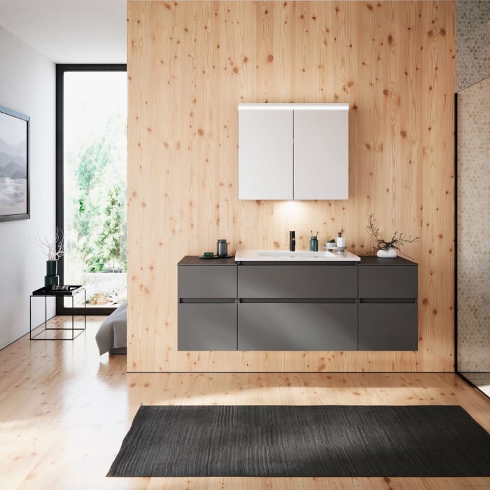 burgbad Lin20 Unterschrank 40 cm, 1 Auszug, 1 Schublade