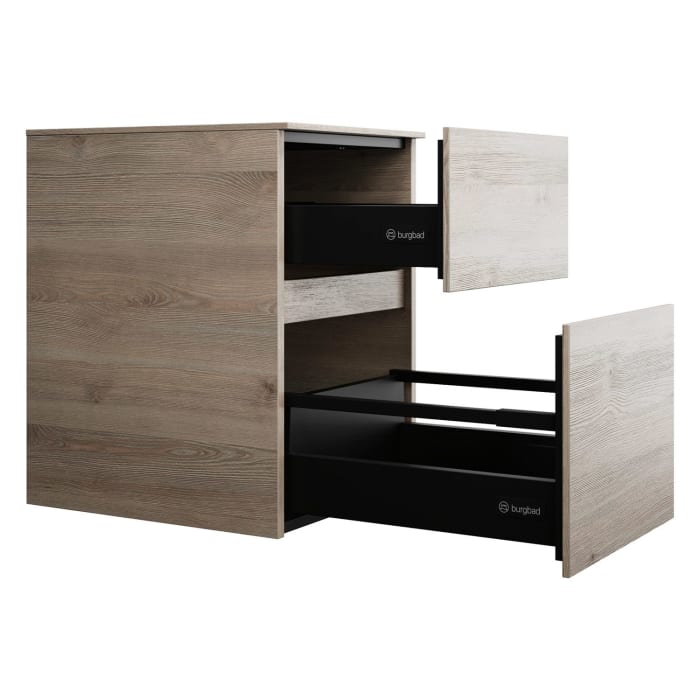 burgbad Lin20 Unterschrank 40 cm, 1 Auszug, 1 Schublade