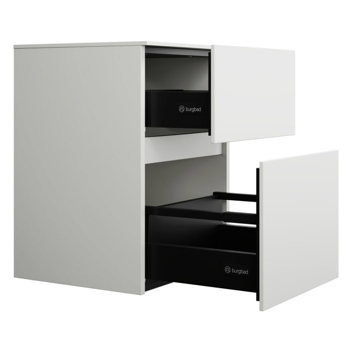 burgbad Lin20 Unterschrank 40 cm, 1 Auszug, 1 Schublade