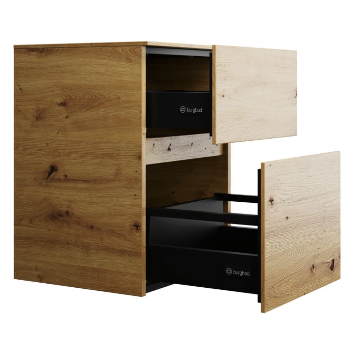 burgbad Lin20 Unterschrank 40 cm, 1 Auszug, 1 Schublade