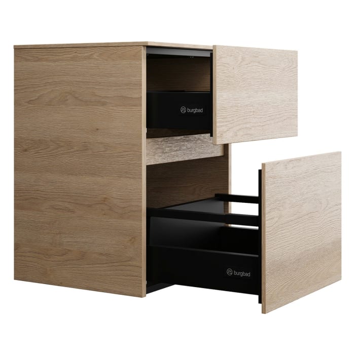 burgbad Lin20 Unterschrank 40 cm, 1 Auszug, 1 Schublade