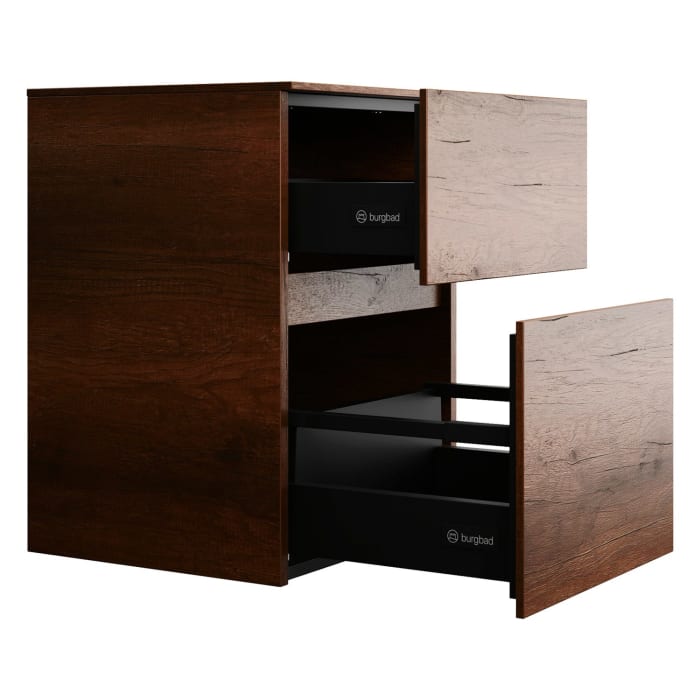 burgbad Lin20 Unterschrank 40 cm, 1 Auszug, 1 Schublade