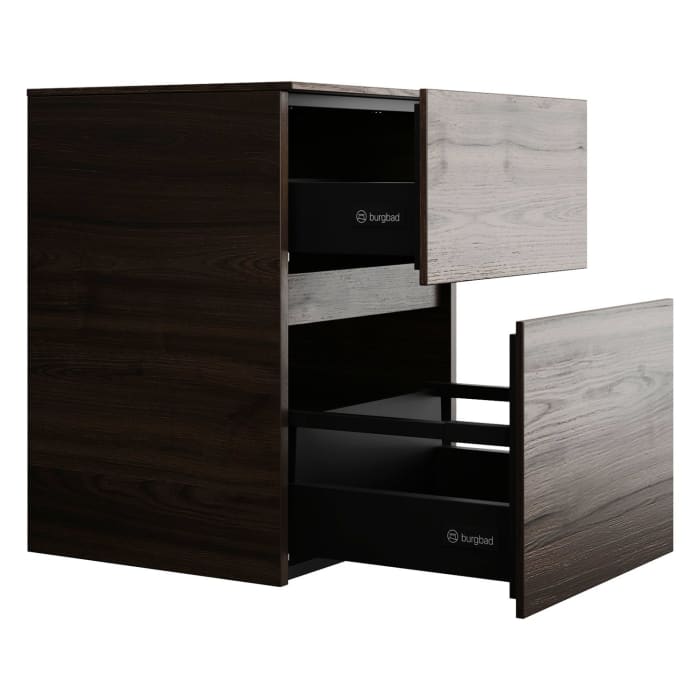 burgbad Lin20 Unterschrank 40 cm, 1 Auszug, 1 Schublade