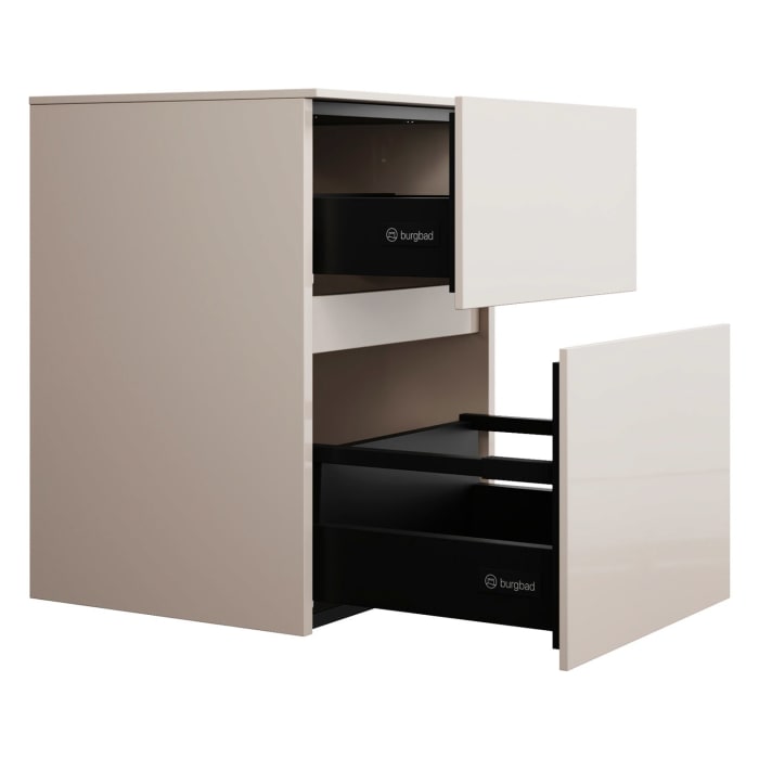 burgbad Lin20 Unterschrank 40 cm, 1 Auszug, 1 Schublade