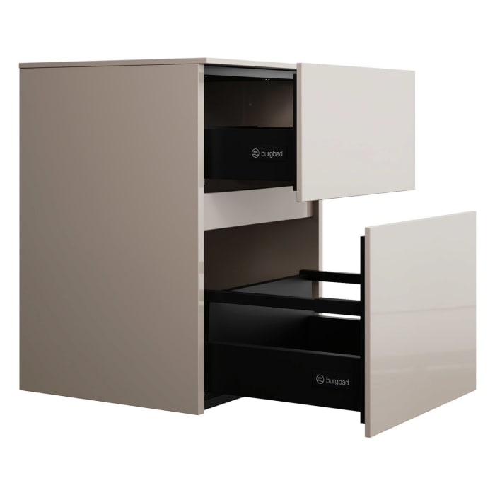 burgbad Lin20 Unterschrank 40 cm, 1 Auszug, 1 Schublade