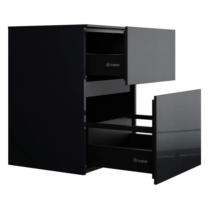 burgbad Lin20 Unterschrank 40 cm, 1 Auszug, 1 Schublade