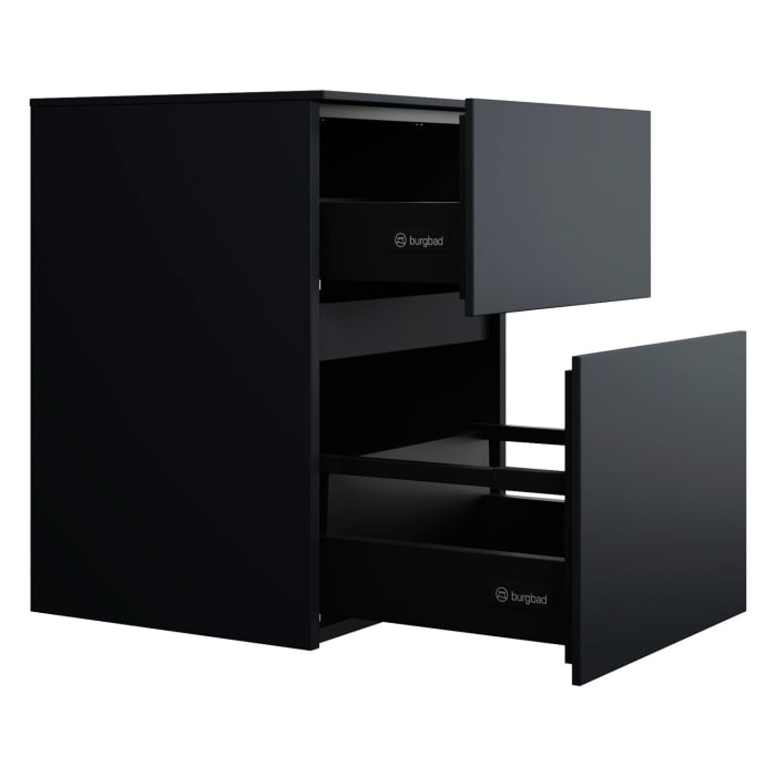burgbad Lin20 Unterschrank 40 cm, 1 Auszug, 1 Schublade