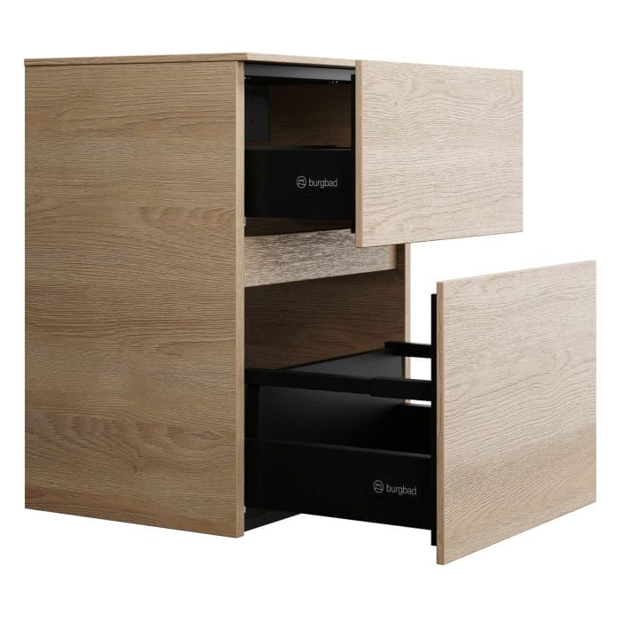 burgbad Lin20 Unterschrank 40 cm, 1 Auszug, 1 Schublade