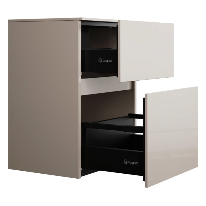 burgbad Lin20 Unterschrank 40 cm, 1 Auszug, 1 Schublade