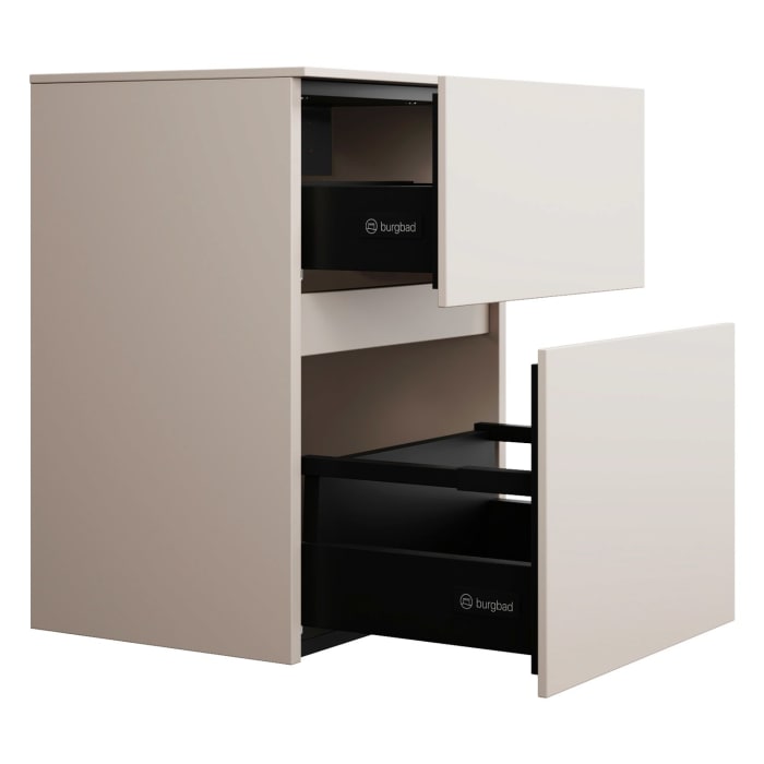 burgbad Lin20 Unterschrank 40 cm, 1 Auszug, 1 Schublade