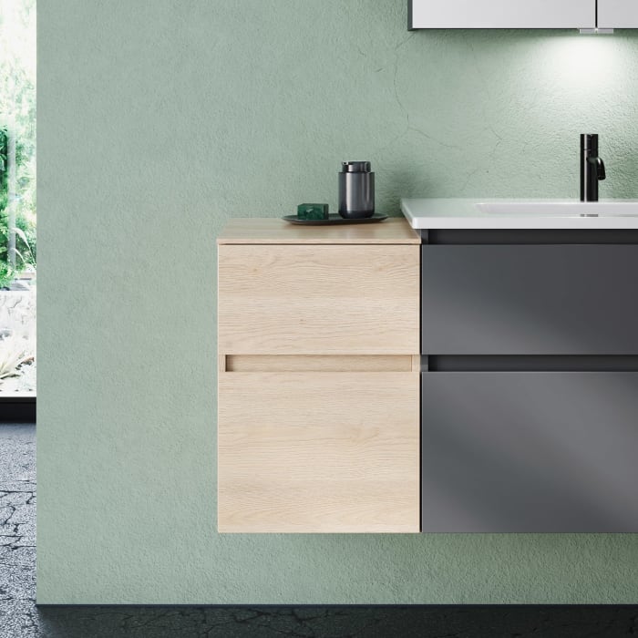 burgbad Lin20 Unterschrank 40 cm, 1 Auszug, 1 Schublade